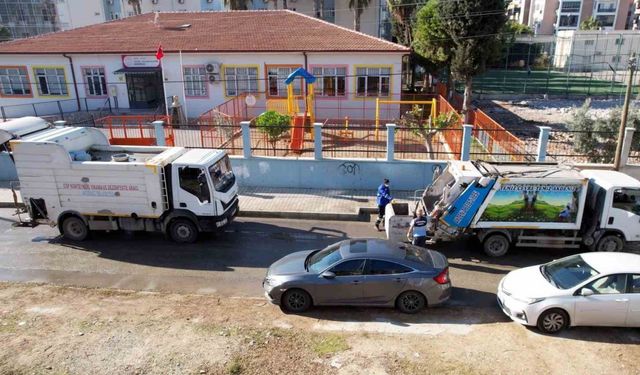 Akdeniz’de temizlik ve dezenfekte çalışmaları devam ediyor