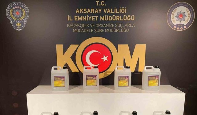 Aksaray’da sahte alkol ve kaçak cinsel ürün operasyonu