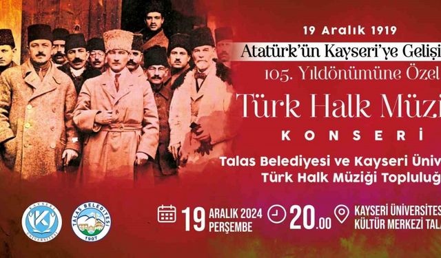 Atatürk’e özel konsere sayılı saatler