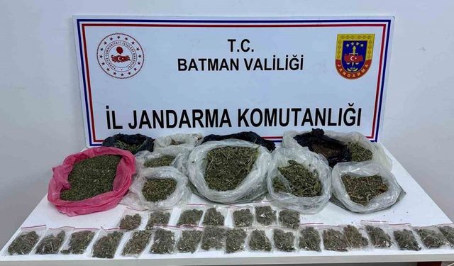 Batman’da bir evden 6 kilo 300 gram uyuşturucu çıktı