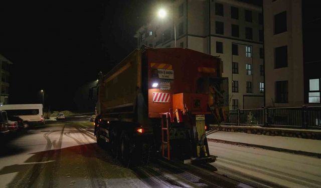 Battalgazi’de kar nöbeti