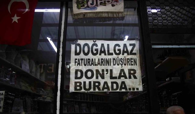 Bursa’da doğalgaz faturasını düşüren donlara büyük ilgi