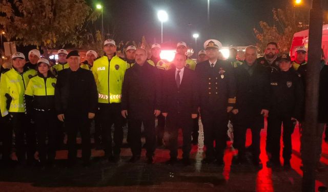 Çanakkale Valisi Toraman, yılbaşında görev başındaki personeli ziyaret etti