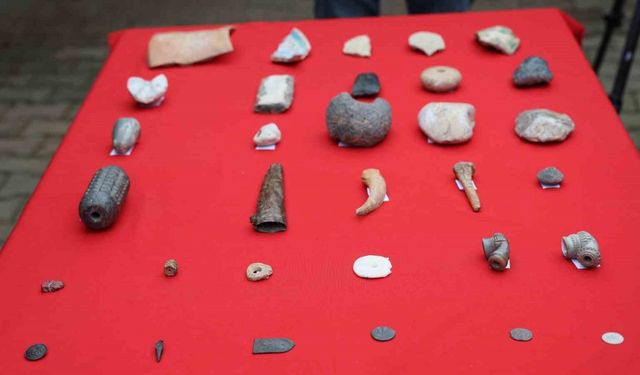 Cumhuriyet dönemi ilk paralarından Osmanlıca yazılı sikke Amida Höyük kazısında çıkarıldı