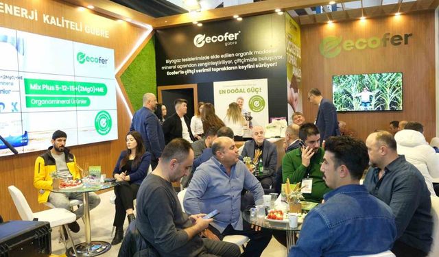 Ecofer Gübre, Growtech Tarım Fuarında dünya çiftçisiyle buluştu