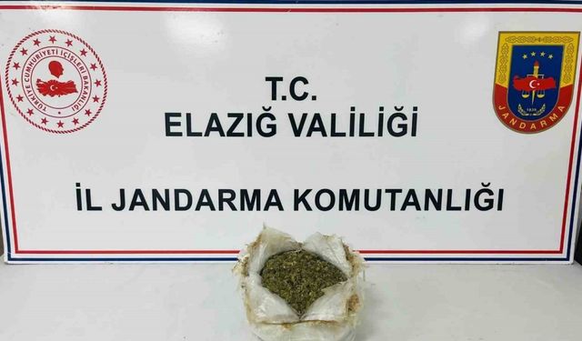 Elazığ’da uyuşturucu ele geçirildi: 1 gözaltı