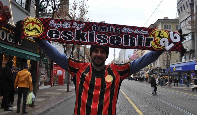 Eskişehirspor’un kritik maçını izlemek için İzmir’den geldi