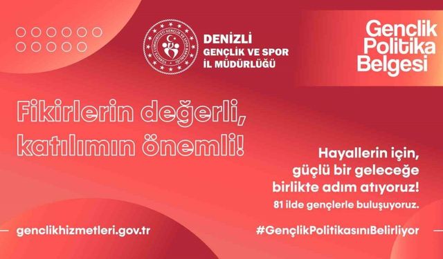 Gençlik politikaları için Denizli’de söz gençlerin