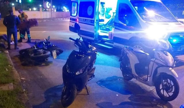 Gülüç’teki trafik kazasında motosiklet sürücüsü yaralandı