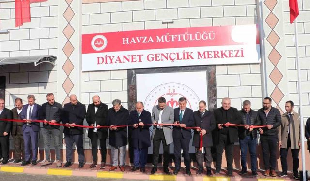 Havza’da Diyanet Gençlik Merkezi hizmete açıldı