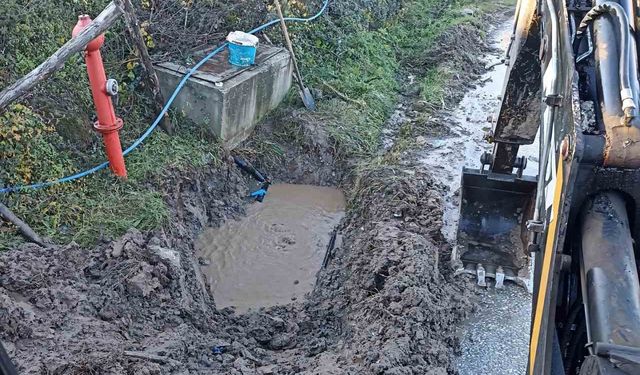 İçme suyu arızasına anında müdahale