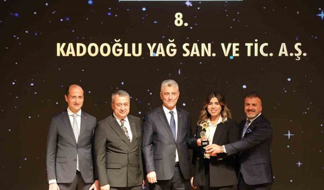 Kadooğlu Yağ’a ihracatın yıldızı ödülü