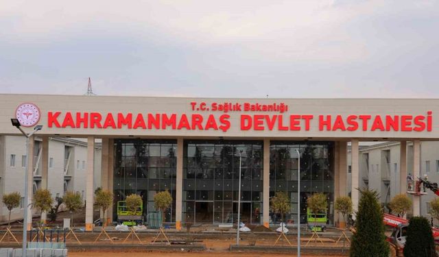 Kahramanmaraş’ta 400 yataklı hastane Ocak’ta hizmete giriyor