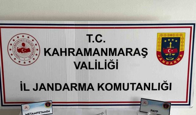 Kahramanmaraş’ta jandarmadan kaçan araçta uyuşturucu çıktı