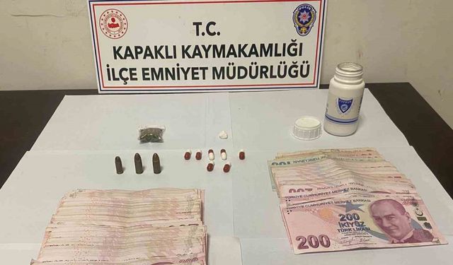 Kapaklı’da uyuşturucu madde ticareti yapan 1 kişi tutuklandı