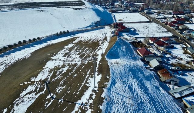 Kar eksikliği Küpkıran Kayak Merkezi’nde sezonu erteledi