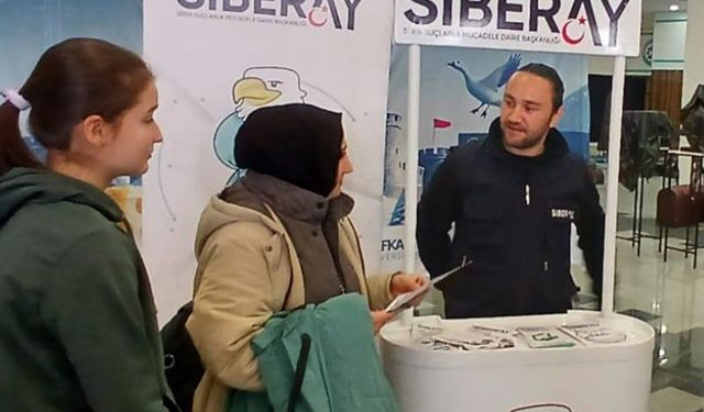 Kars’ta bin 80 öğrenciye siber suçlar anlatıldı