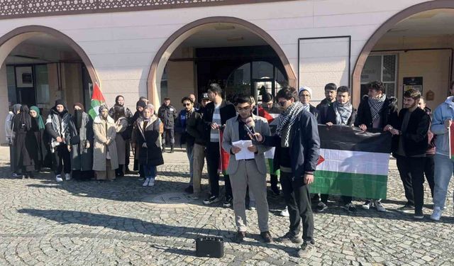 Kastamonu Üniversitesi öğrencileri, Filistin için tek yürek oldu