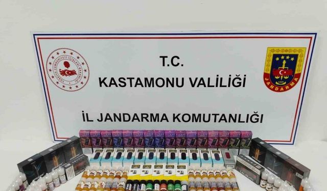 Kastamonu’da çok sayıda elektronik sigara ele geçirildi