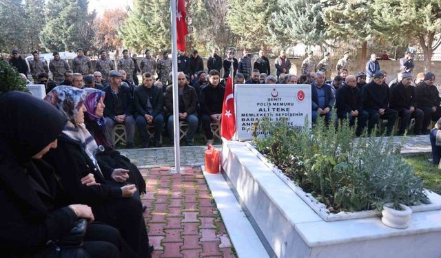 Konya’da şehit polis anısına lokma dağıtıldı