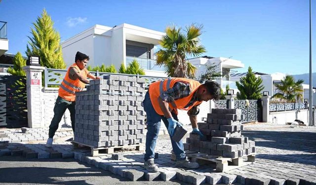 Kuşadası Belediyesi’nden Soğucak’ta yol yapım çalışması