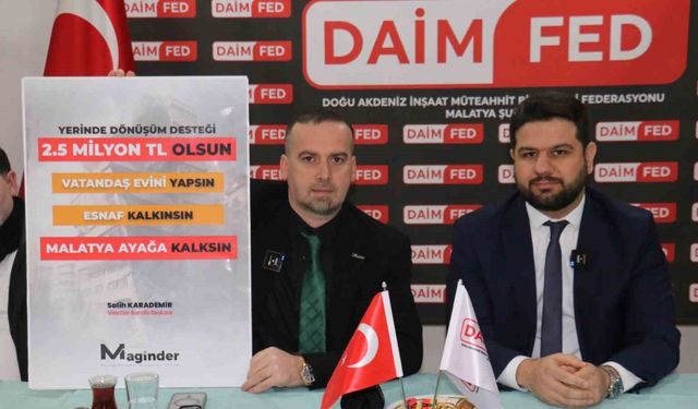 MAGİNDER Başkanı Karademir: "Yerel müteahhitler güçlendirilmeli"