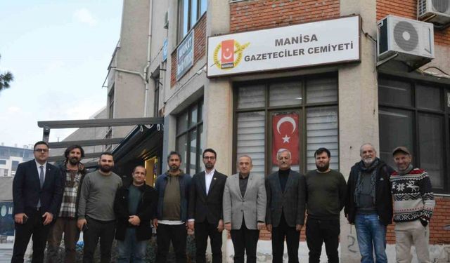 Manisa TSO Başkanı Yılmaz’dan Gazeteciler Cemiyetine ziyaret