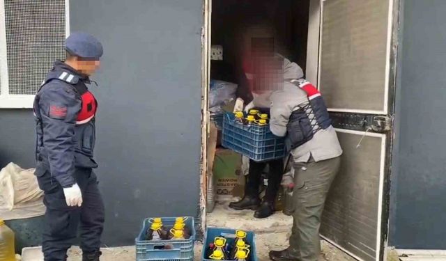 Mersin’de sahte içki operasyonu: 2 gözaltı