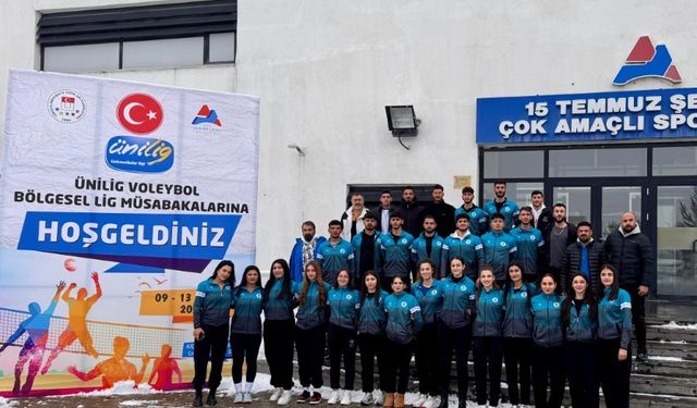 Munzur Üniversitesi kadın voleybol takımı, Ünilig’de 3’üncü oldu