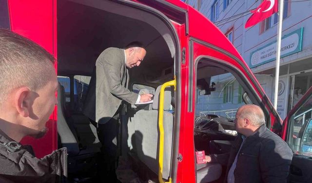 Ordu’da öğrenci güvenliği için servis araçları denetlendi