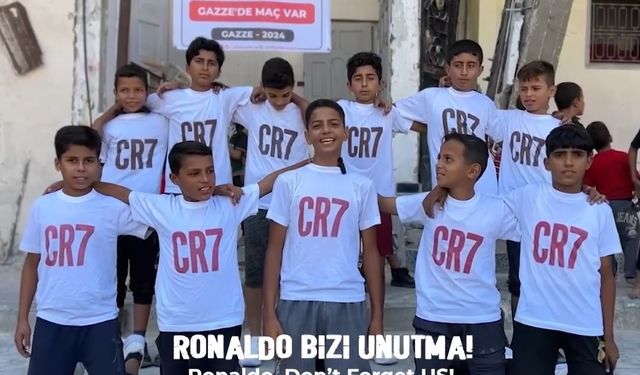 Saldırıların gölgesindeki Gazze sokaklarında Ronaldo sesleri