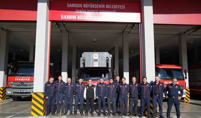 Samsun İtfaiyesi 8 bin 750 olaya müdahale etti