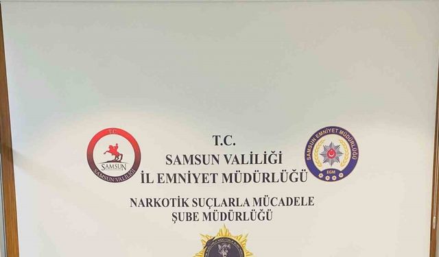 Samsun’da 2 bin 24 adet sentetik ecza ele geçirildi: 2 gözaltı