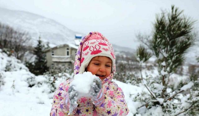 Samsun’da kar yağışı etkili oldu