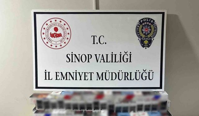 Sinop’ta 24 bin 980 makaron ele geçirildi