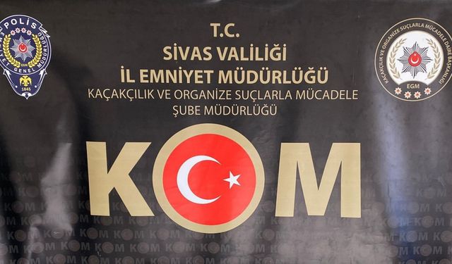 Sivas’ta silah ve mühimmat kaçakçılığı operasyonu: 7 gözaltı, 3 tutuklama