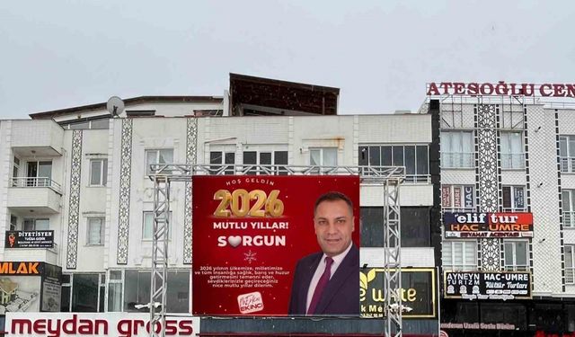 Sorgun Belediyesi 2026’ya ‘Merhaba’ diyor