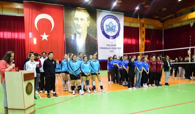 ÜNİLİG Voleybol Bölgesel Lig Müsabakaları ESOGÜ’de başladı