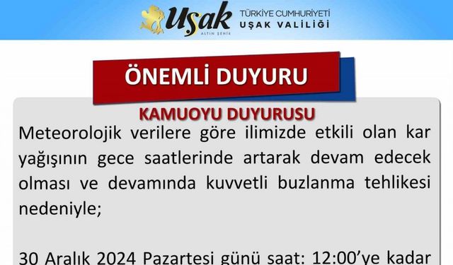 Uşak’ta iki tekerlekli araçların trafiğe çıkışları kısıtlandı