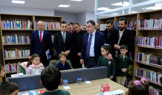 Yenilenen Halk Kütüphanesi’nin açılışı gerçekleşti