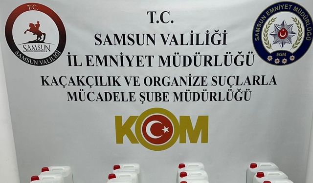 Yılbaşı öncesi sahte alkol operasyonu: 80 litre etil alkol ele geçirildi