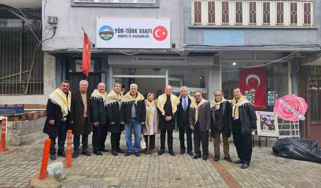 Yörük Türkmen Vakfı Denizli Şubesi hizmete açıldı