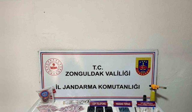 Zonguldak’ta uyuşturucu operasyonu: 3 gözaltı