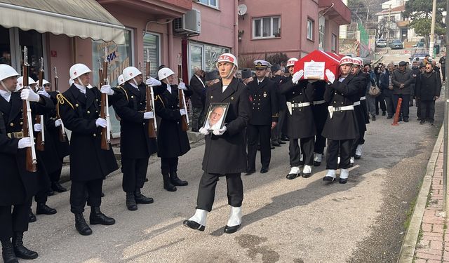 Çanakkale'de Kıbrıs gazisi Önder son yolculuğuna uğurlandı