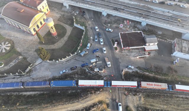 Edirne'de tren arızası nedeniyle Karağaç'a ulaşım bir süre sağlanamadı