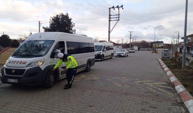 Kırklareli'nde 110 araç trafikten men edildi