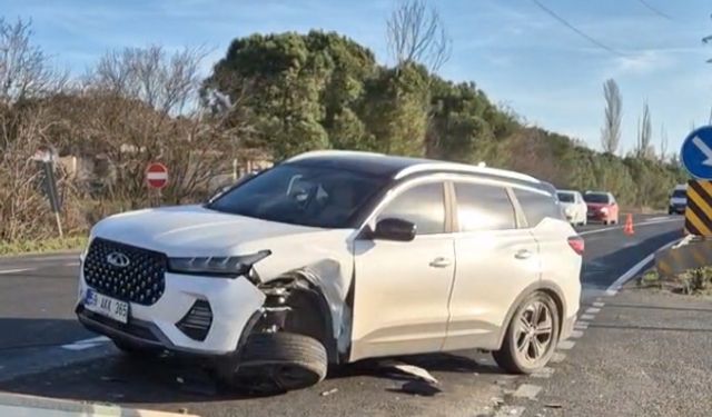 Tekirdağ'da otomobille cipin çarpıştığı kazada 6 kişi yaralandı