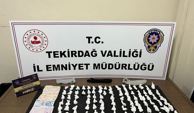 Tekirdağ'da uyuşturucu operasyonu kapsamında yakalanan 9 şüpheli tutuklandı