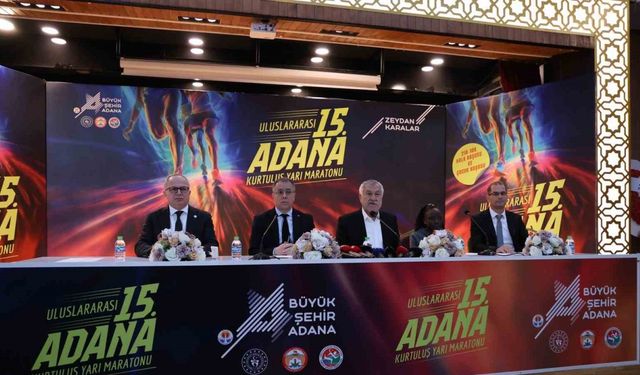 15. Adana Uluslararası Kurtuluş Yarı Maratonu Pazar günü koşulacak