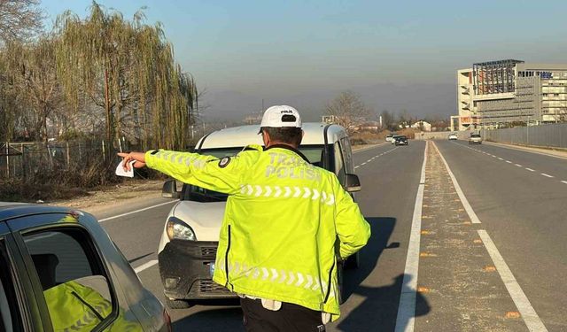 2 bin 107 araç sürücüsüne cezai işlem uygulandı